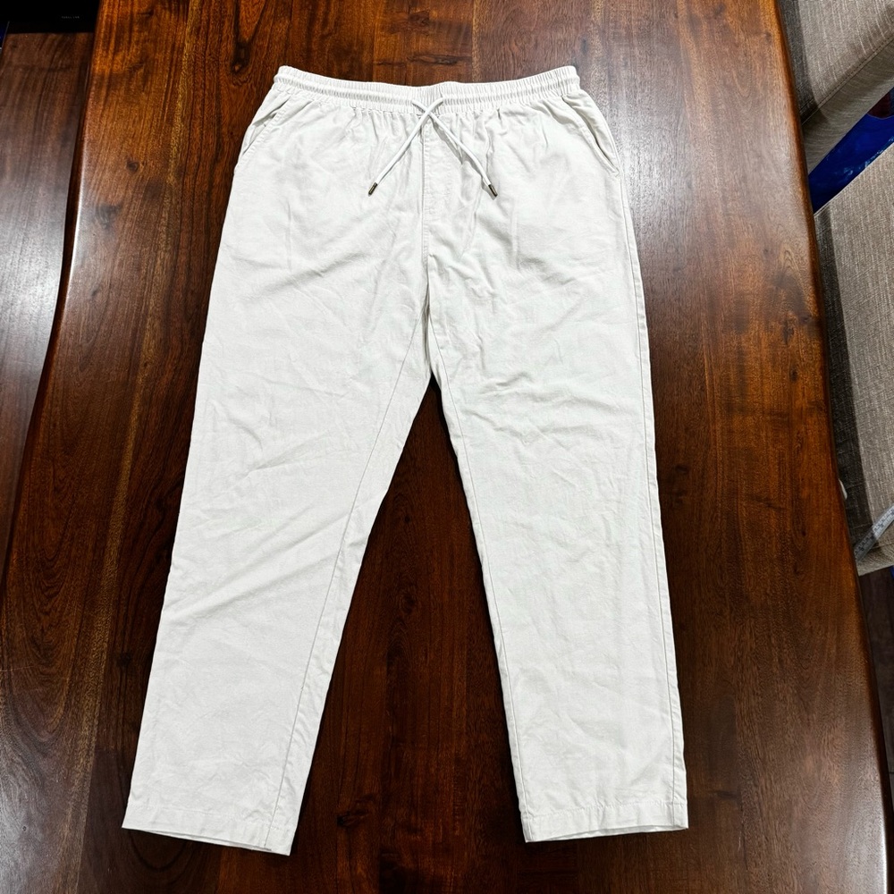 Dandy Del Mar Brisa Linen Blend Pant Vintage Cotton Mens Large Vacation Summer